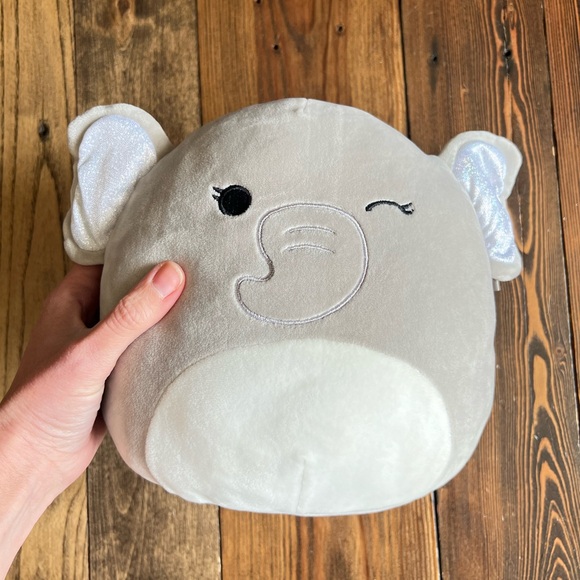 SQUISHMALLOW • Cherish the Elephant 8” plush stuffed safari animal - Picture 2 of 12